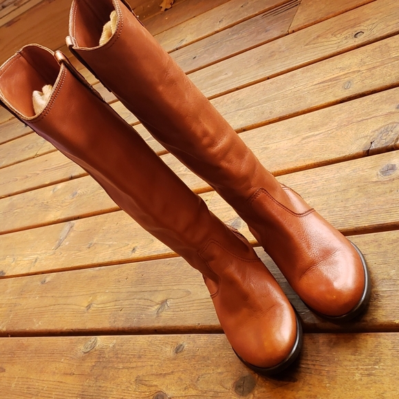 MADEWELL 1937 English Saddle Archive Leather Tall Riding Boots sz 8.5 Equestrian - Picture 9 of 17